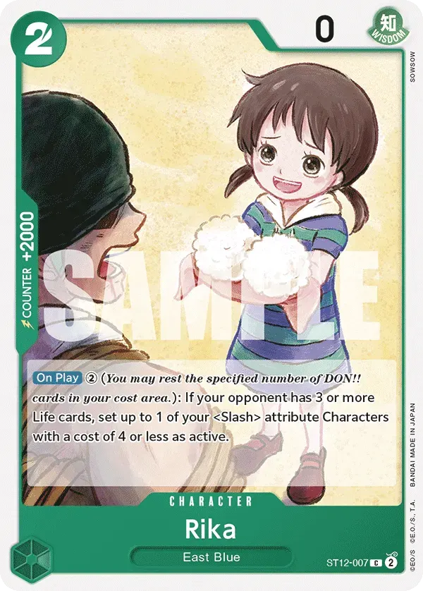 Rika — carte One Piece TCG ST12-007 (Zoro and Sanji)