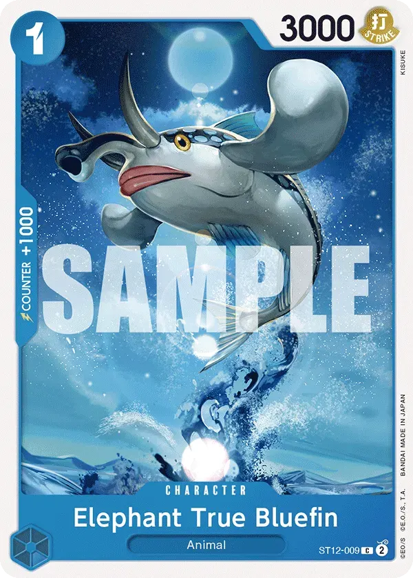 Elephant True Bluefin — carte One Piece TCG ST12-009 (Zoro and Sanji)