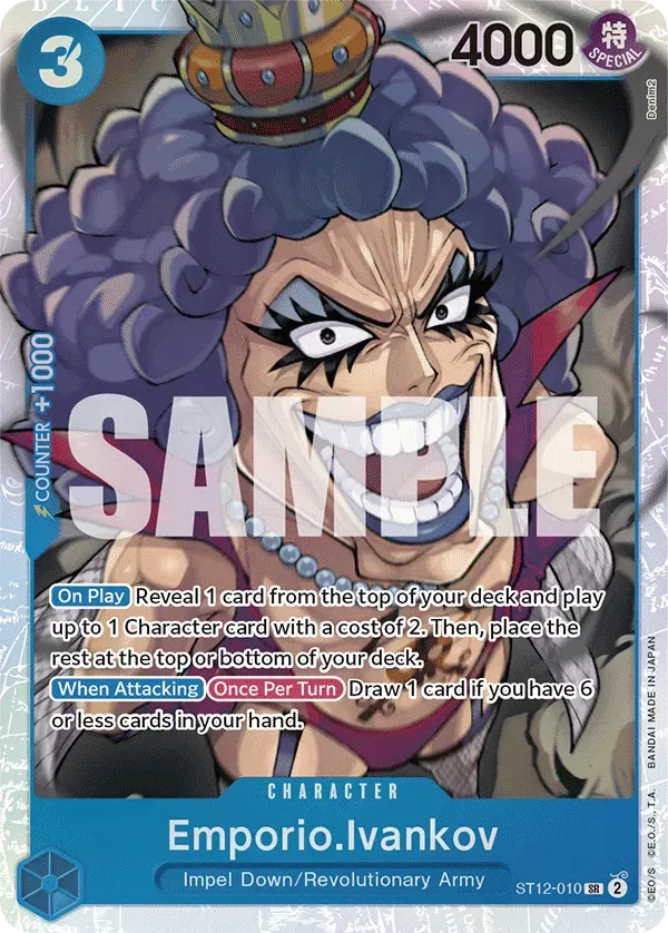 Emporio.Ivankov — carte One Piece TCG ST12-010 (Zoro and Sanji)