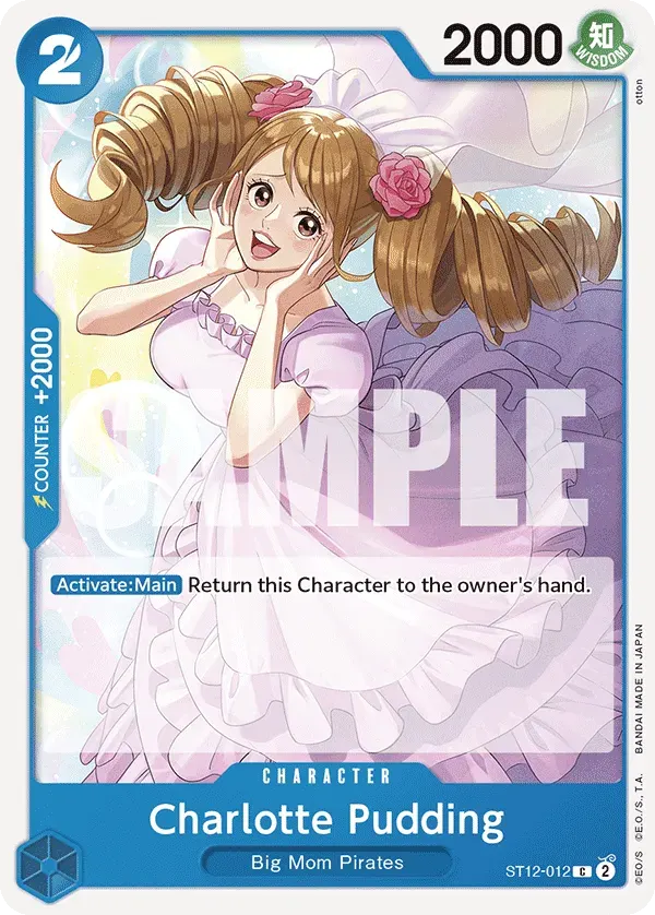 Charlotte Pudding — carte One Piece TCG ST12-012 (Zoro and Sanji)