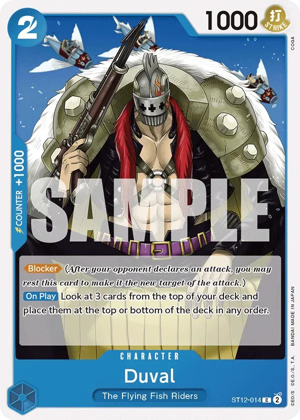 Duval — carte One Piece TCG ST12-014 (Zoro and Sanji)