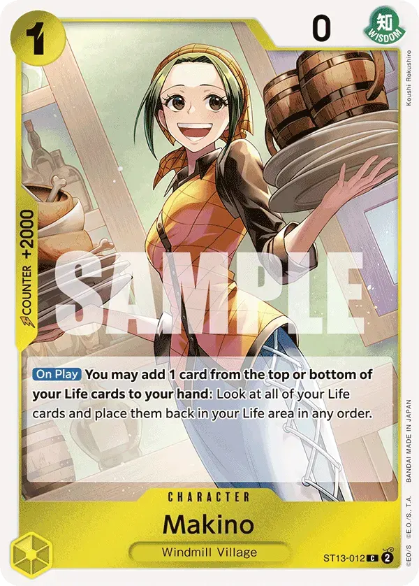 Makino — carte One Piece TCG ST13-012 (The Three Brothers)