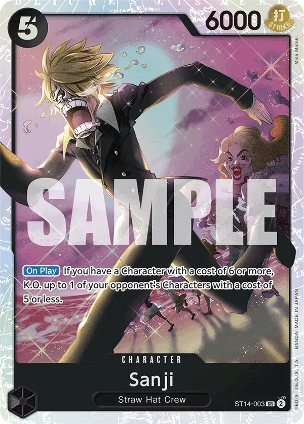 Sanji — carte One Piece TCG ST14-003 (3D2Y)