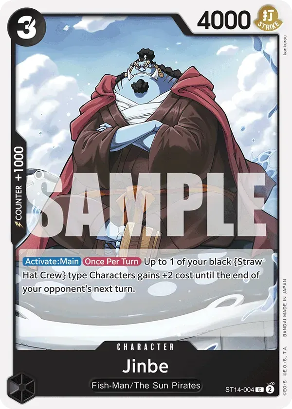 Jinbe — carte One Piece TCG ST14-004 (3D2Y)