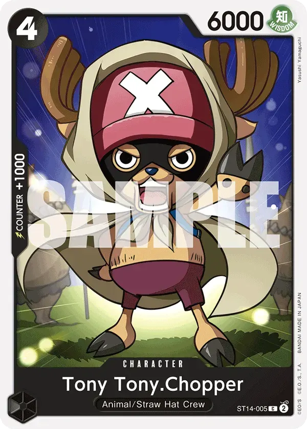 Tony Tony.Chopper — carte One Piece TCG ST14-005 (3D2Y)