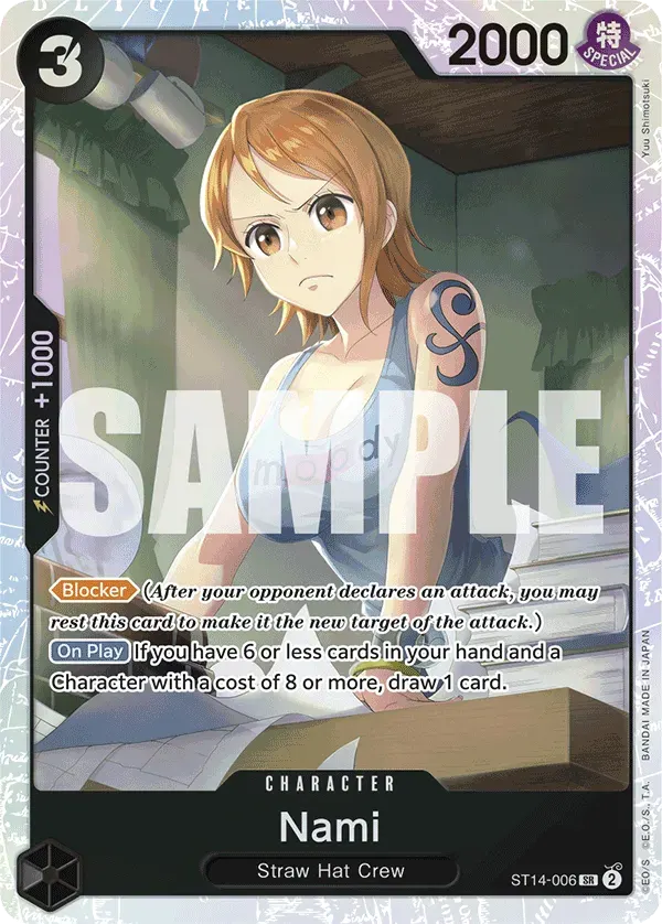 Nami — carte One Piece TCG ST14-006 (3D2Y)