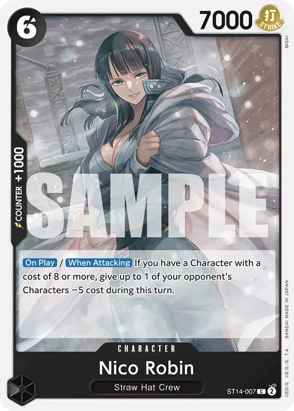 Nico Robin — carte One Piece TCG ST14-007 (3D2Y)