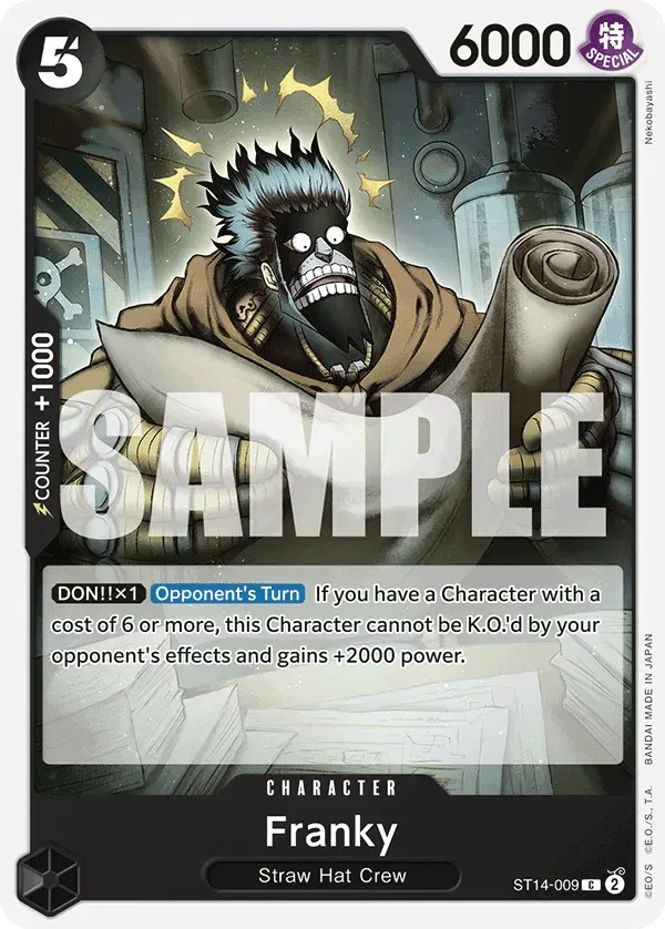 Franky — carte One Piece TCG ST14-009 (3D2Y)