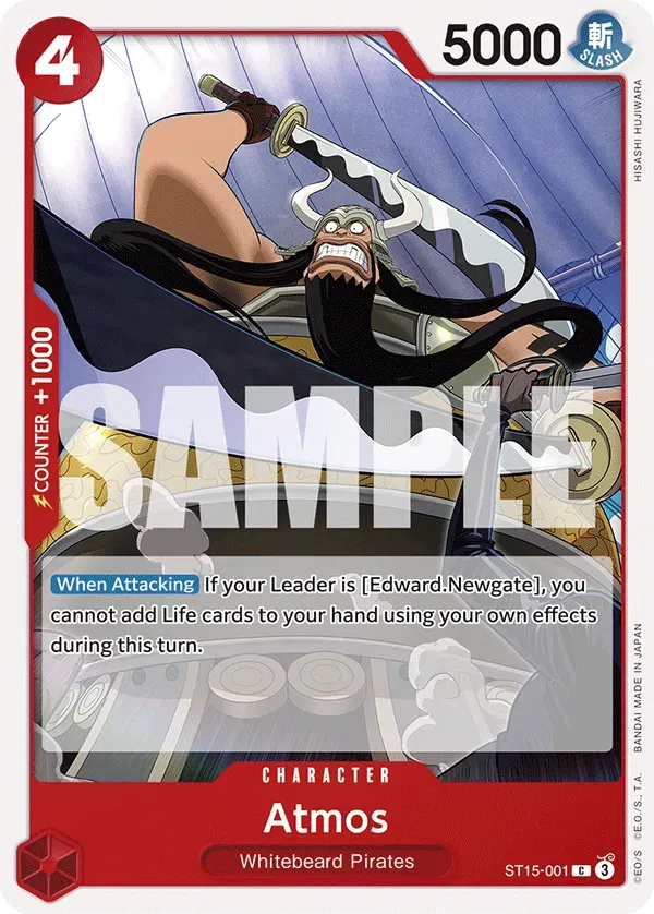 Atmos — carte One Piece TCG ST15-001 (Edward.Newgate)