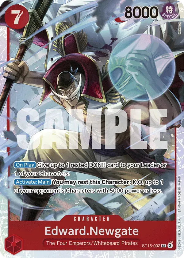 Edward.Newgate — carte One Piece TCG ST15-002 (Edward.Newgate)