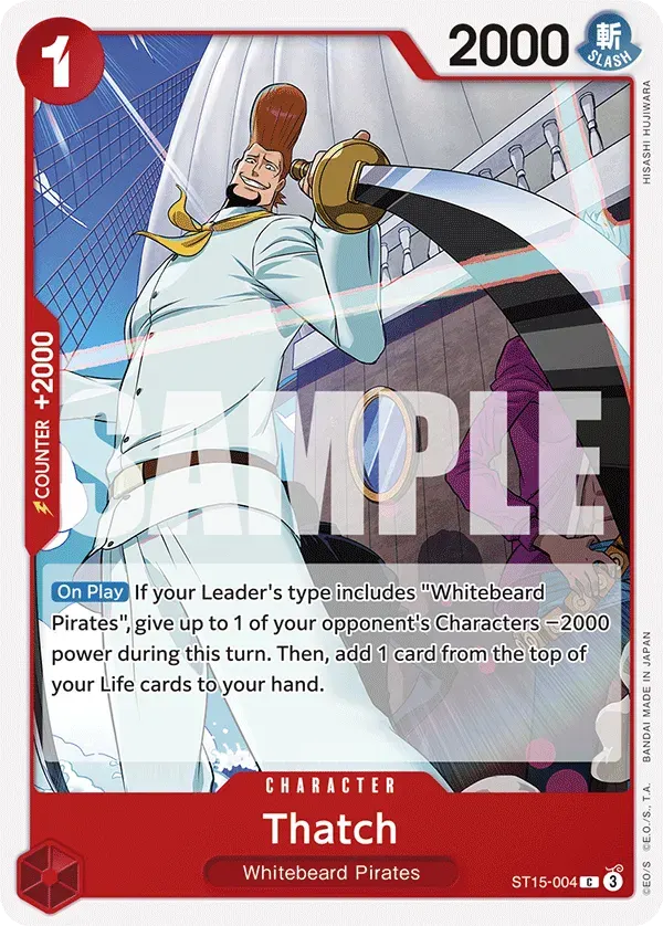 Thatch — carte One Piece TCG ST15-004 (Edward.Newgate)