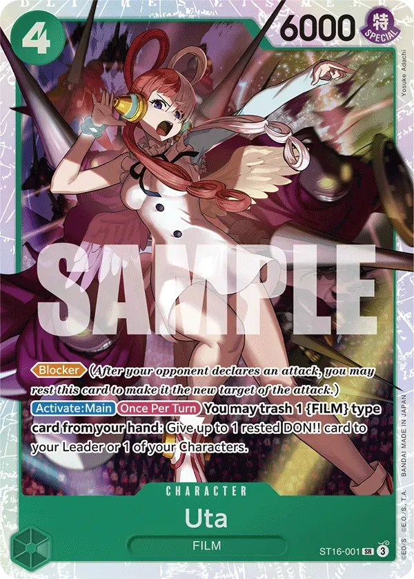 Uta — carte One Piece TCG ST16-001 (Uta)