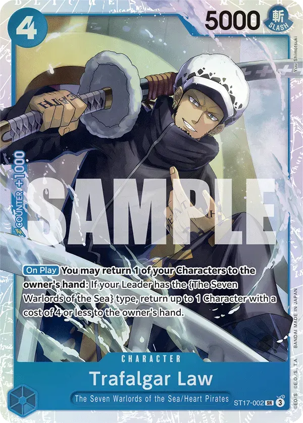 Trafalgar Law — carte One Piece TCG ST17-002 (Donquixote Doflamingo)