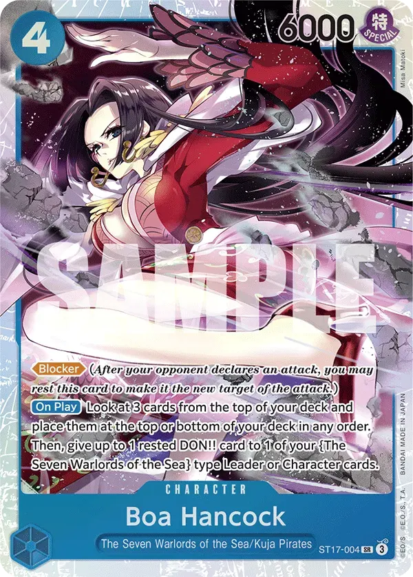 Boa Hancock — carte One Piece TCG ST17-004 (Donquixote Doflamingo)