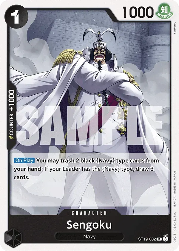 Sengoku — carte One Piece TCG ST19-002 (Smoker)
