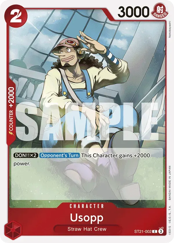 Usopp — carte One Piece TCG ST21-002 (EX - GEAR5)