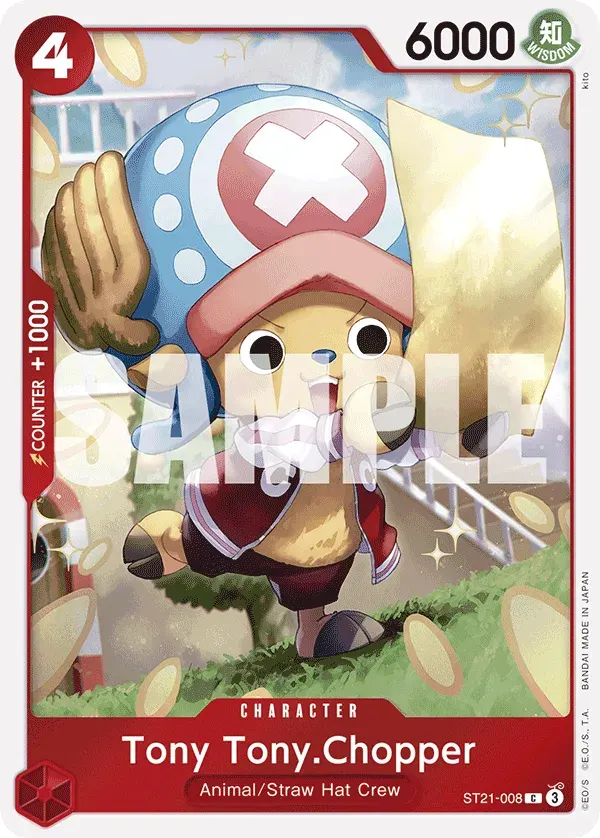 Tony Tony.Chopper — carte One Piece TCG ST21-008 (EX - GEAR5)