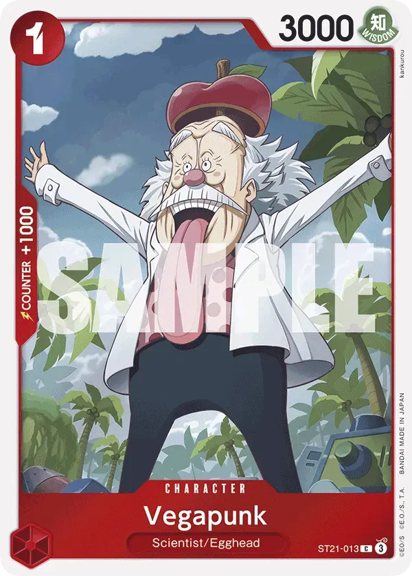 Vegapunk — carte One Piece TCG ST21-013 (EX - GEAR5)