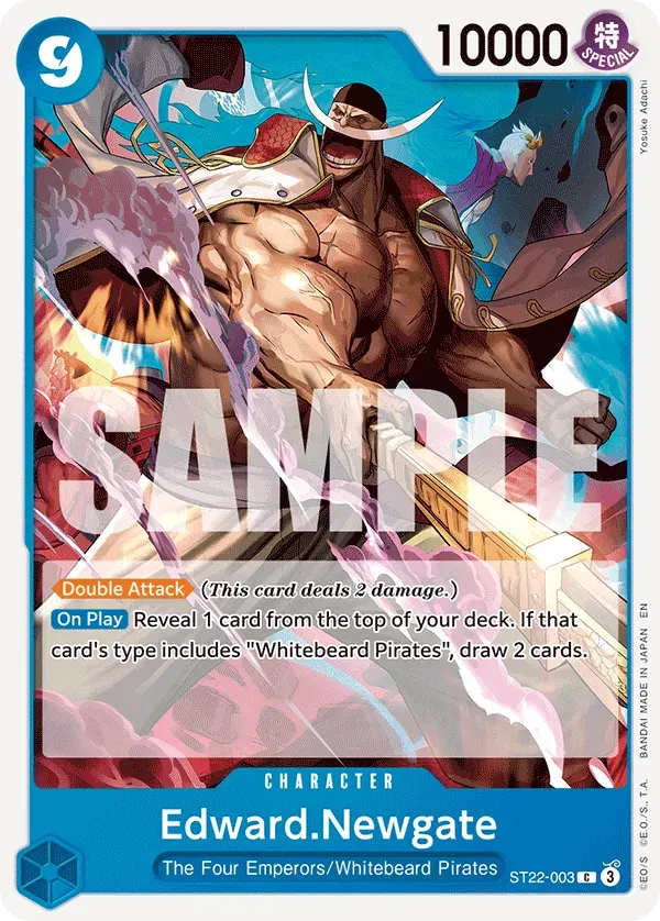 Edward.Newgate — carte One Piece TCG ST22-003 (Ace & Newgate)