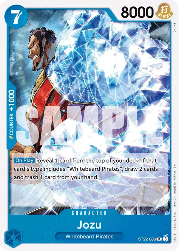 Jozu — carte One Piece TCG ST22-006 (Ace & Newgate)