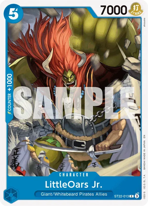 LittleOars Jr. — carte One Piece TCG ST22-013 (Ace & Newgate)