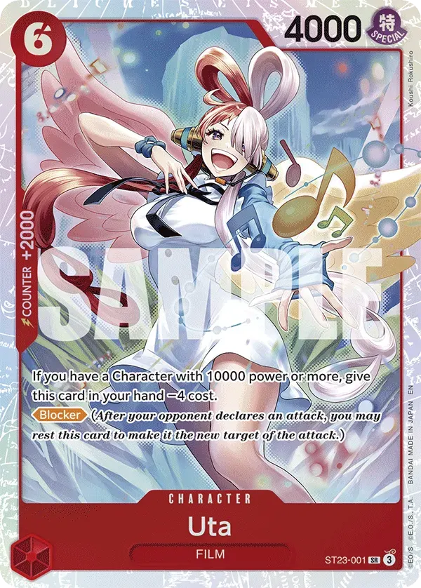 Uta — carte One Piece TCG ST23-001 (Shanks)