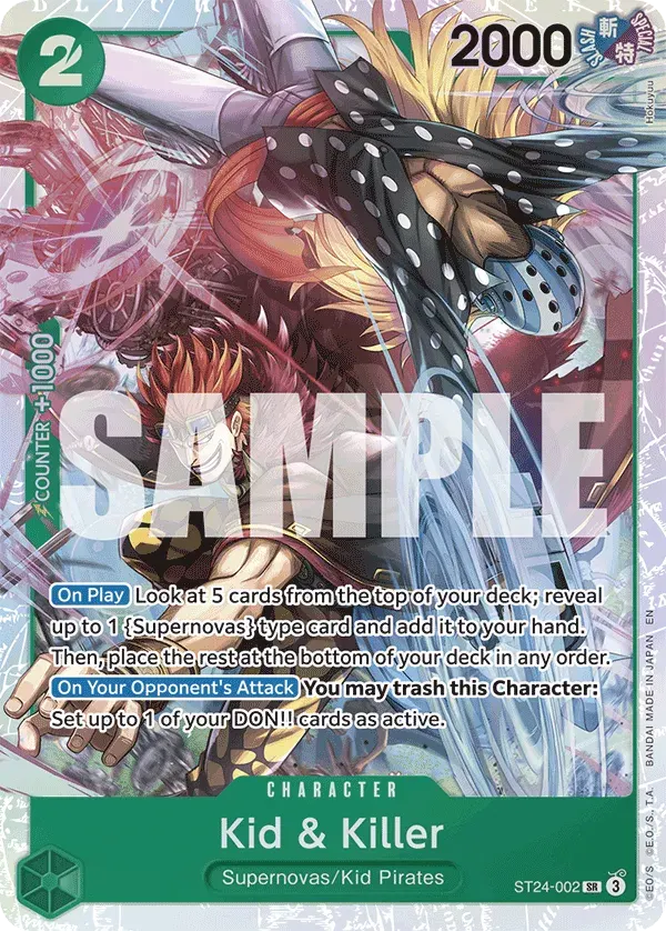 Kid & Killer — carte One Piece TCG ST24-002 (Jewelry Bonney)