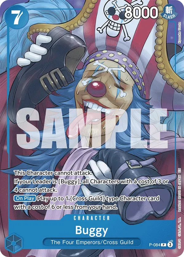 Buggy — carte One Piece TCG P-084 (Buggy)