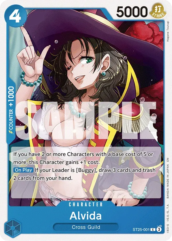 Alvida — carte One Piece TCG ST25-001 (Buggy)