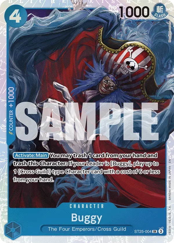 Buggy — carte One Piece TCG ST25-004 (Buggy)
