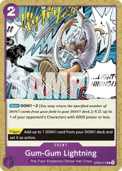 Gum-Gum Lightning (OP09-077)