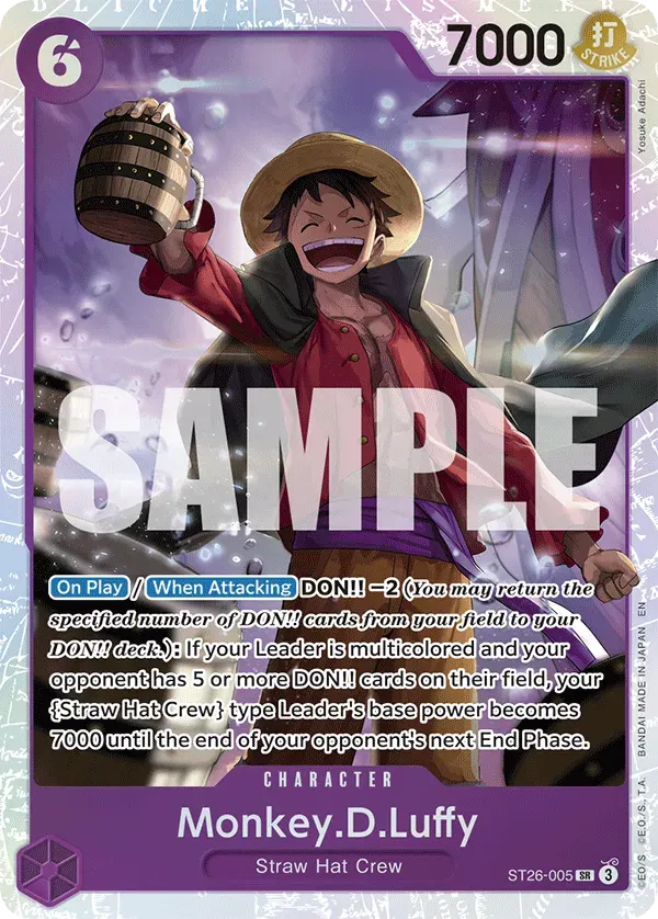 Monkey.D.Luffy — carte One Piece TCG ST26-005 (Monkey D. Luffy)