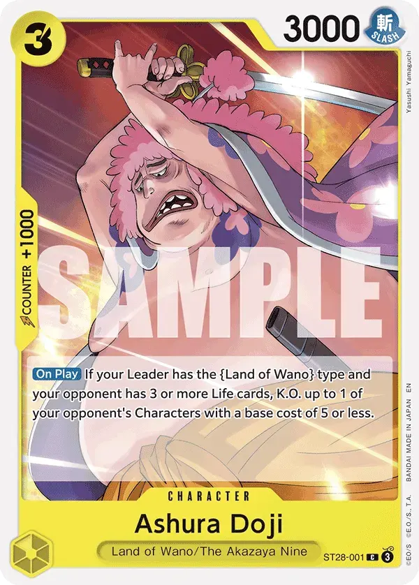 Ashura Doji — carte One Piece TCG ST28-001 (Yamato)