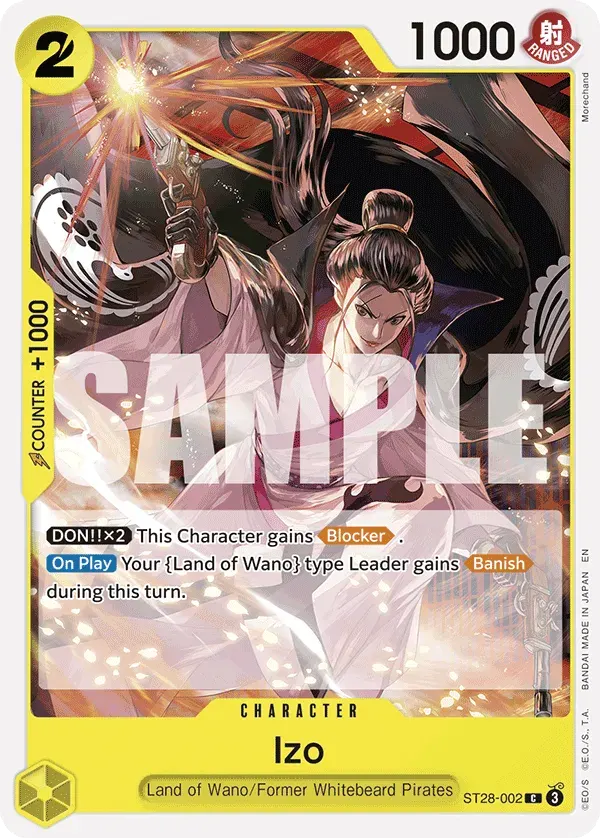 Izo — carte One Piece TCG ST28-002 (Yamato)