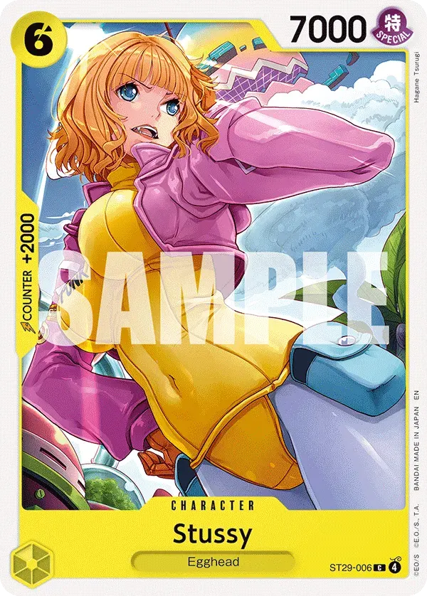 Stussy — carte One Piece TCG ST29-006 (Egghead)