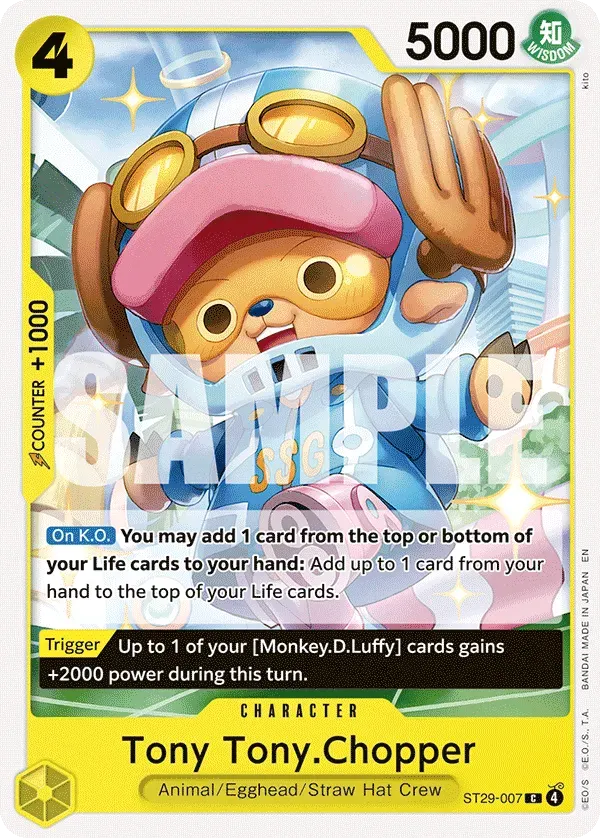 Tony Tony.Chopper — carte One Piece TCG ST29-007 (Egghead)