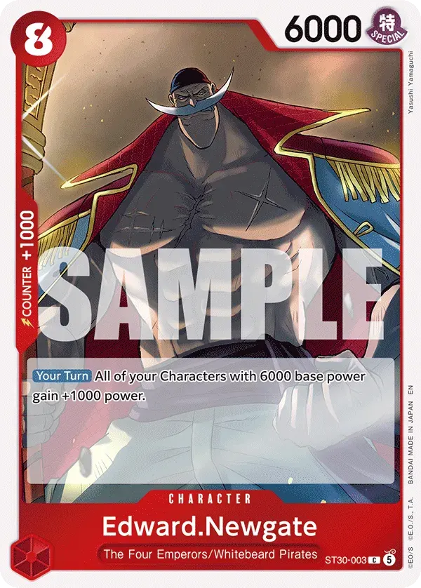 Edward.Newgate — carte One Piece TCG ST30-003 (Luffy & Ace)