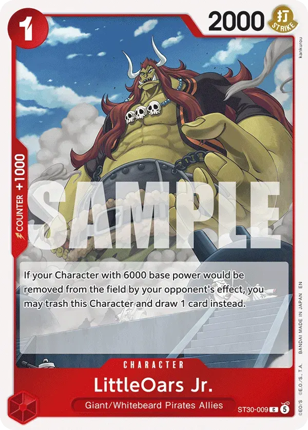 LittleOars Jr. — carte One Piece TCG ST30-009 (Luffy & Ace)