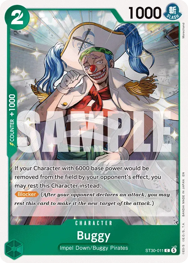 Buggy — carte One Piece TCG ST30-011 (Luffy & Ace)