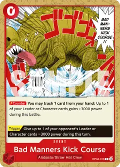 Bad Manners Kick Course (OP04-016)