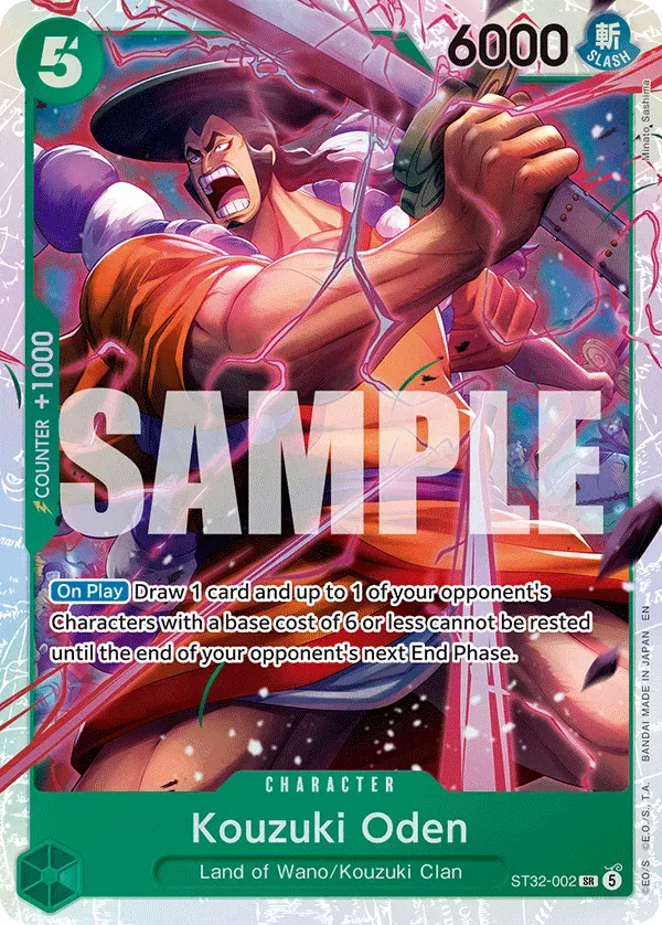 Kouzuki Oden — carte One Piece TCG ST32-002 (Roronoa Zoro)