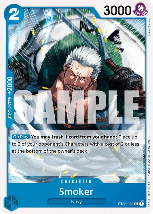 Smoker — carte One Piece TCG ST33-003 (Kuzan)