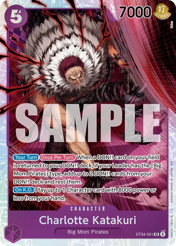 Charlotte Katakuri — carte One Piece TCG ST34-001 (Charlotte Katakuri)