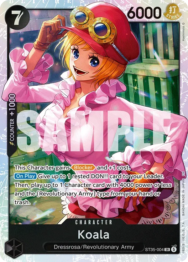 Koala — carte One Piece TCG ST35-004 (Sabo)