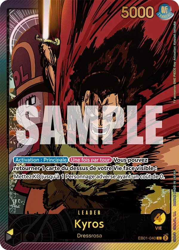 Kyros — carte One Piece TCG EB01-040 (Anime 25th Collection)