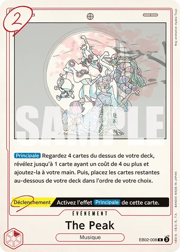 The Peak — carte One Piece TCG EB02-008 (Anime 25th Collection)