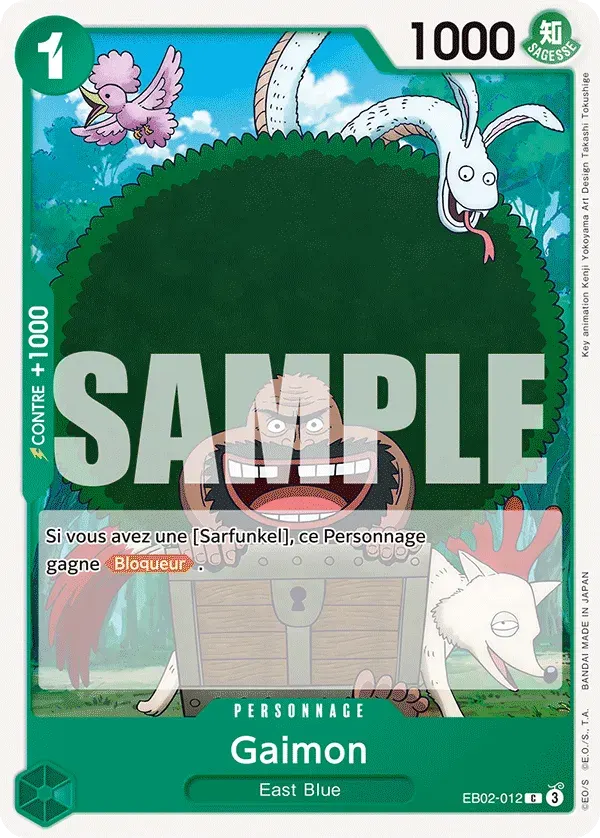 Gaimon — carte One Piece TCG EB02-012 (Anime 25th Collection)