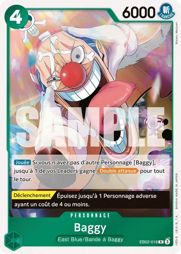 Baggy — carte One Piece TCG EB02-018 (Anime 25th Collection)
