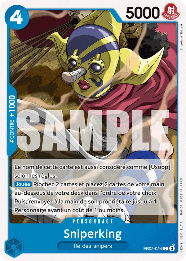 Sniperking — carte One Piece TCG EB02-024 (Anime 25th Collection)