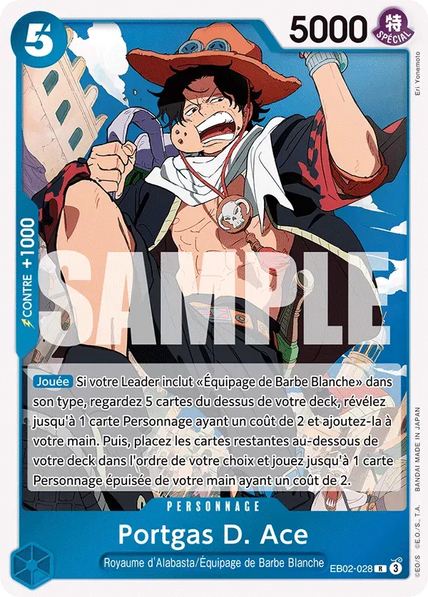 Portgas D. Ace — carte One Piece TCG EB02-028 (Anime 25th Collection)